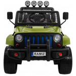 Elektrické autíčko Raptor Drifter 4x4 off road - zelené